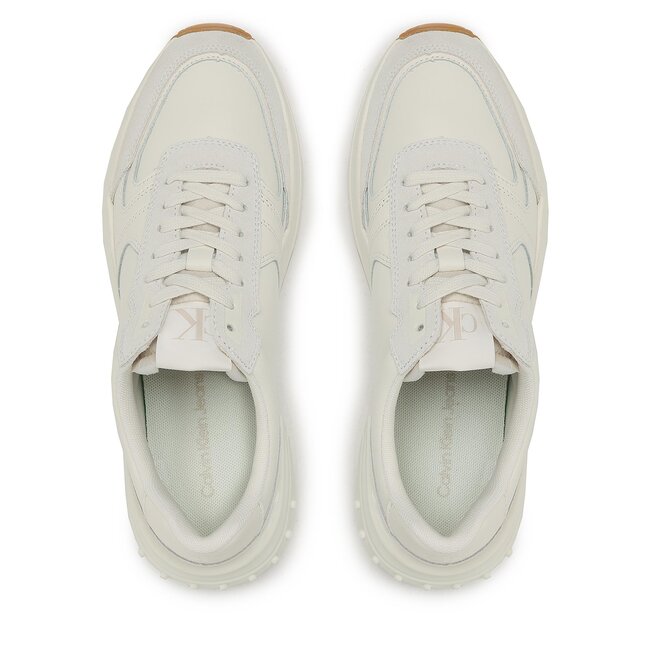 Calvin Klein Jeans Сникърси Calvin Klein Jeans Chunky Runner Vintage Tongue YM0YM00633 Ancient White/Eggshell 0K9