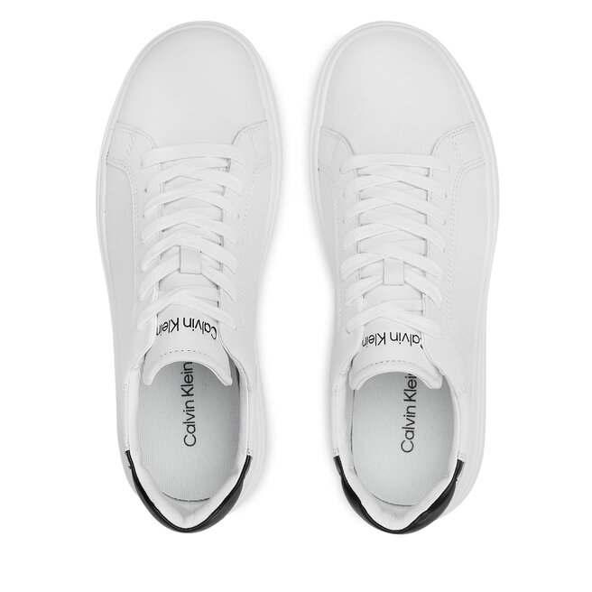 Calvin Klein Sneakers Calvin Klein Low Top Lace Up HM0HM00292 White/Black 0K6
