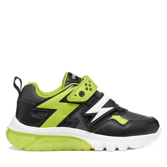 Sneakersy Geox J Ciberdron Boy J66LBB 0BC14 C0802 D Czarny
