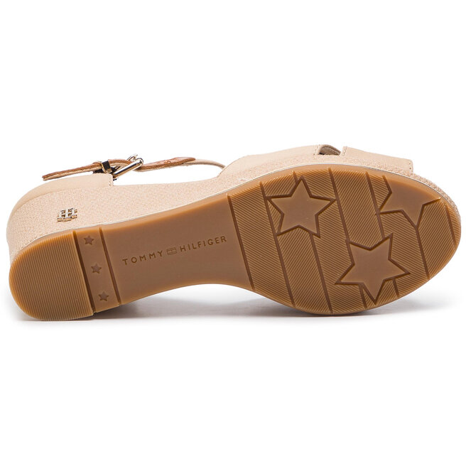 Tommy hilfiger feminine mid wedge sandal sales basic