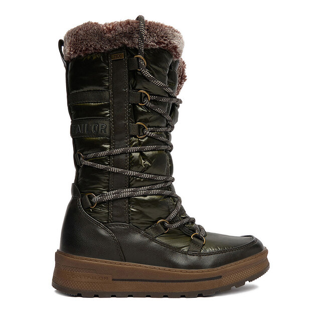 Śniegowce Tom Tailor 4291206 Zielony - kobiece