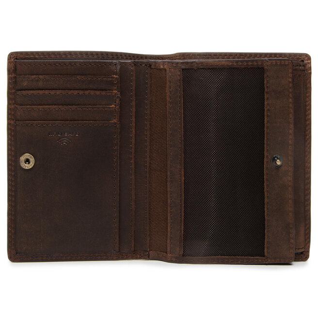 Strellson Голям мъжки портфейл Strellson Baker Street 4010000224 Darkbrown 702