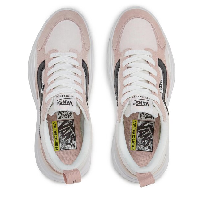 Vans hot sale pink white