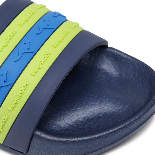 KangaRoos Papucs KangaRoos Kangaslide Kids 18556 000 4054 Dk Navy/Lime