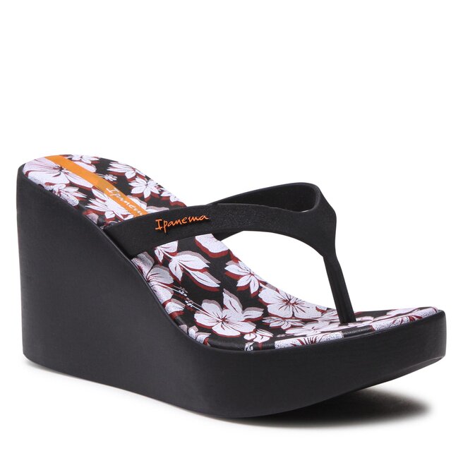 Flip flop Ipanema IPANEMA ALOHA FEM 83444 Black/White AJ948 83444 imagine noua