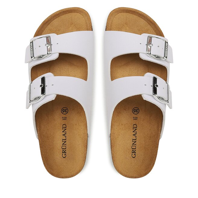 GRUNLAND Ciabatta Estraibile Donna Grunland MOLL CE1016-68 Bianco - 7