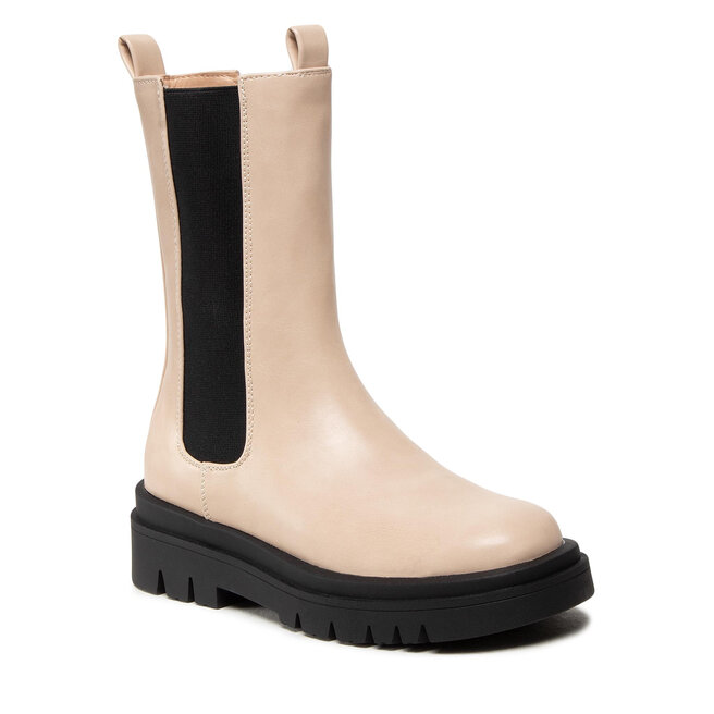 Pieces Chelsea Pieces Pctia Chelsea Boot 17124312 Beige/Black