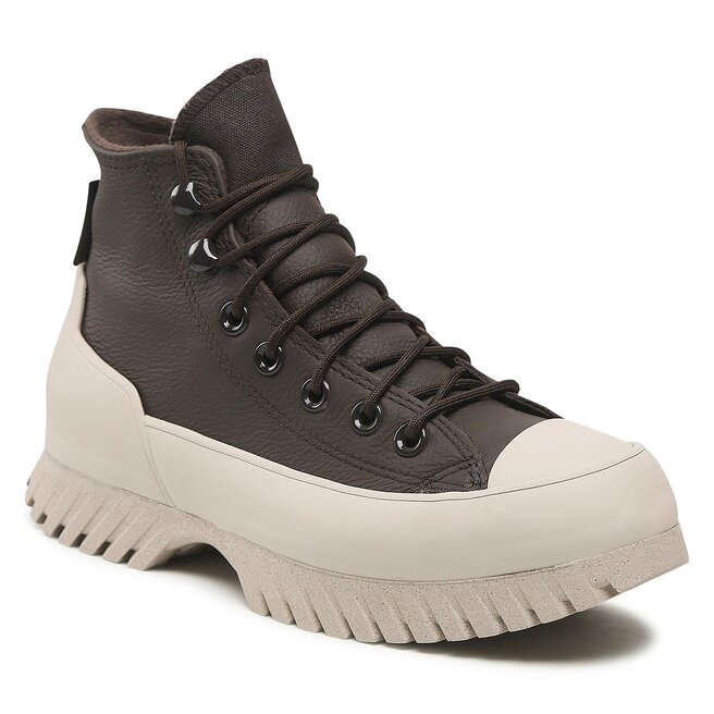 Teniși Converse Ctas Lugged 2.0 Cc Hi A00911C Velvet Brown/Papyrus/White 2.0 imagine noua gjx.ro