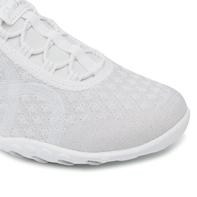 Sneakers Skechers Easy 23028/WSL White/Silver • Www.zapatos.es