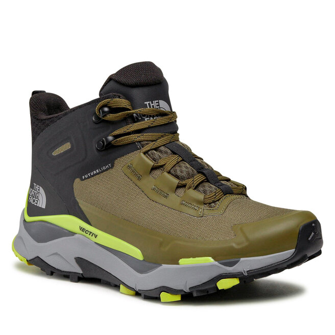 The North Face Trekking The North Face Vectiv Exokoris Mid Futurelight NF0A4T2UWMB-070 Military Olive/Tnf lack