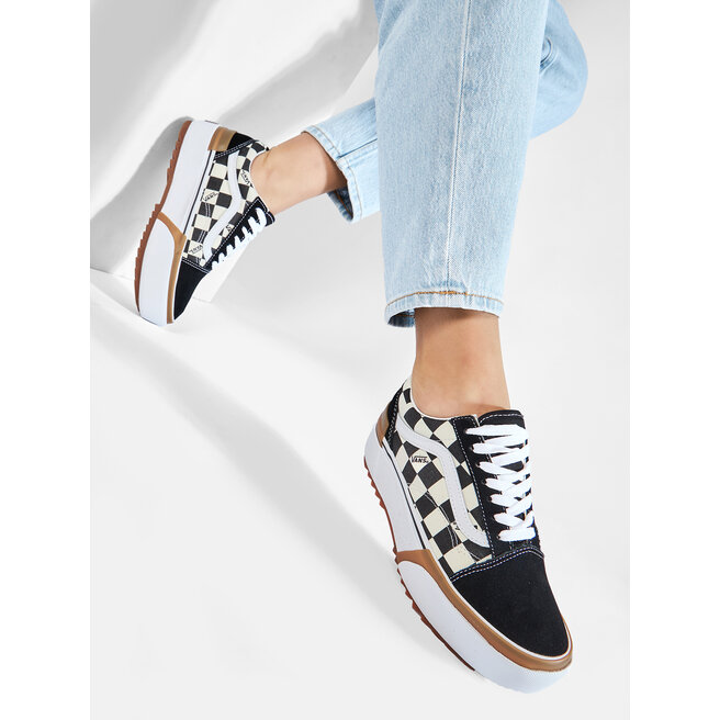 Vans Teniși Vans Old Skool Stacked VN0A4U15VLV1 (Checkerboard) Multi/True