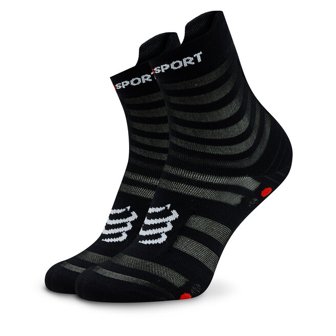 Skarpety wysokie unisex Compressport Pro Racing Socks V4.0 Ultralight Run High - Czarny