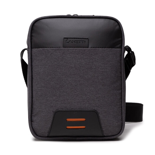 Geantă crossover Lanetti BMR-S-011-00-07 Grey BMR-S-011-00-07 imagine noua