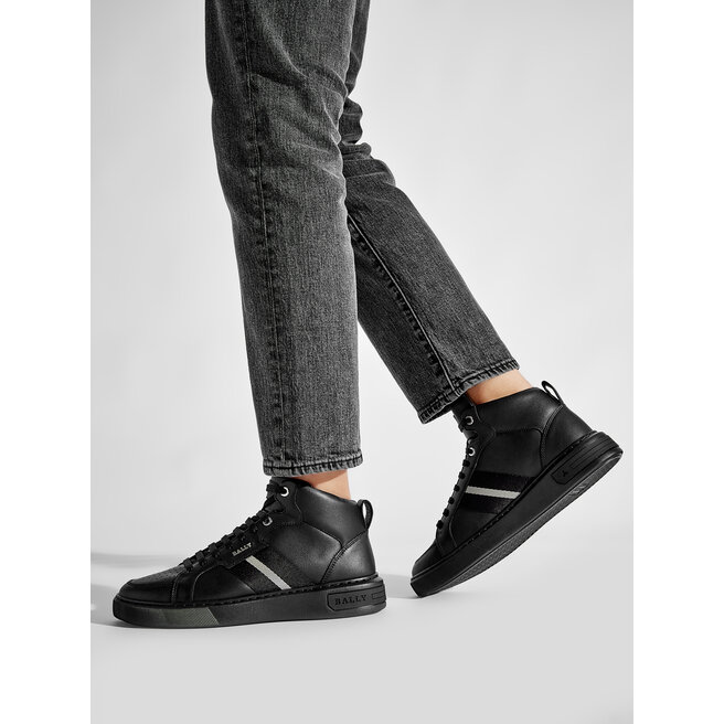 Bally Сникърси Bally Myles 6237762 Black Calf Plain