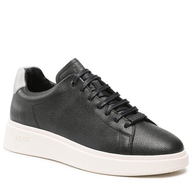 Sneakers Boss Bulton 50487262 10245560 01 Black 001 001 imagine noua