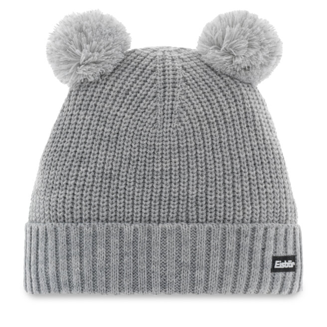 Czapka Eisbär Ponti Pompon Mü Kids - Szary