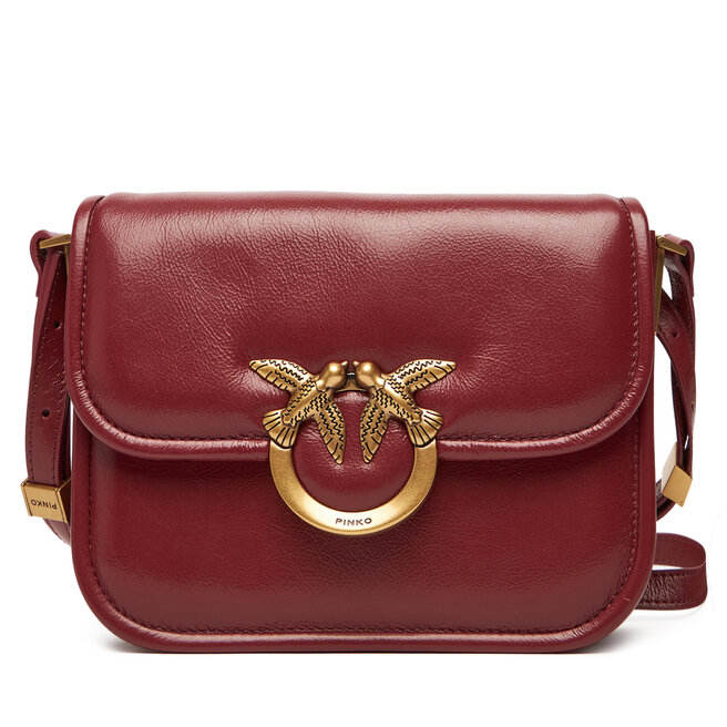 Torebka PINKO Love Box Bag Fl Mini PE 25 PLTT 104297 - Bordowy