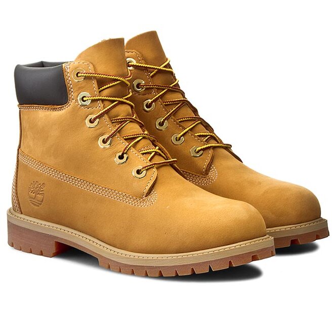 Timberland Turistická obuv Timberland 6 In Premium Wp Boot 12909/TB0129097131 Wheat Nubuc Yellow