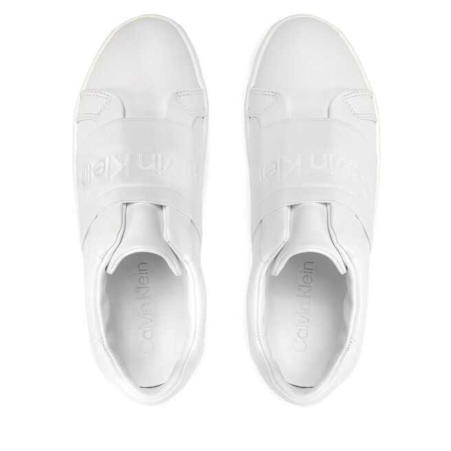 Calvin Klein Sneakers Calvin Klein Cupsole Slip On HW0HW00655 Triple White 0K4