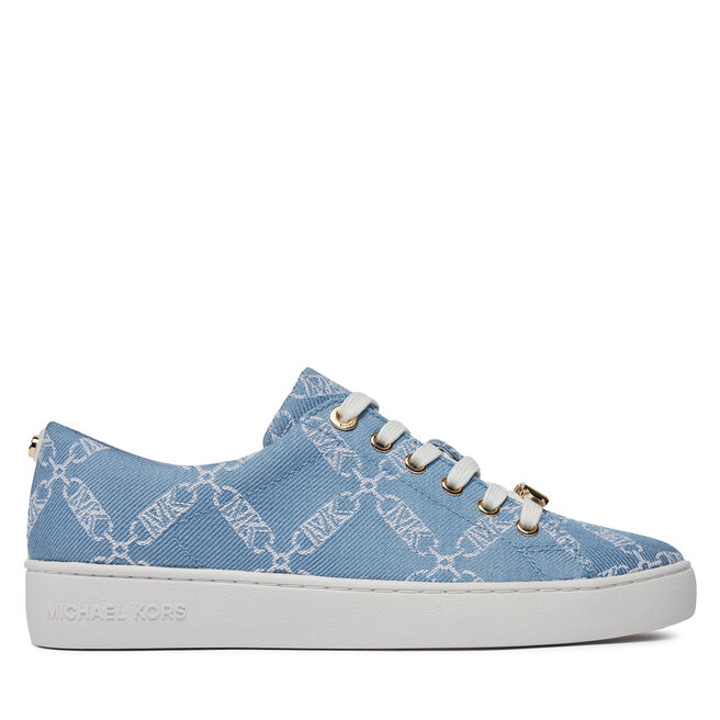 Sneakersy MICHAEL Michael Kors Keaton Lace Up - Niebieski