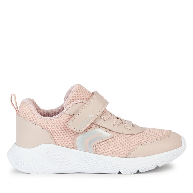 Geox Meisje J Sprintye Girl B Sneakers, Wit Lilac, 38 EU