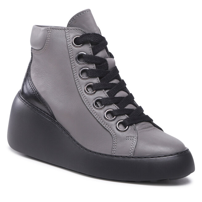 Botine Fly London Dicefly P601468001 Grey/Black Sole