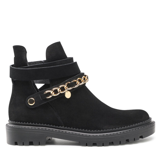 Karino Stiefeletten Karino 3915/003-P Czarny/Welur