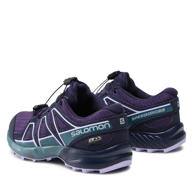 Salomon Pantofi Salomon Speedcross Cswp J 414470 09 M0 Grape Juice/Mallard Blue/Lavender