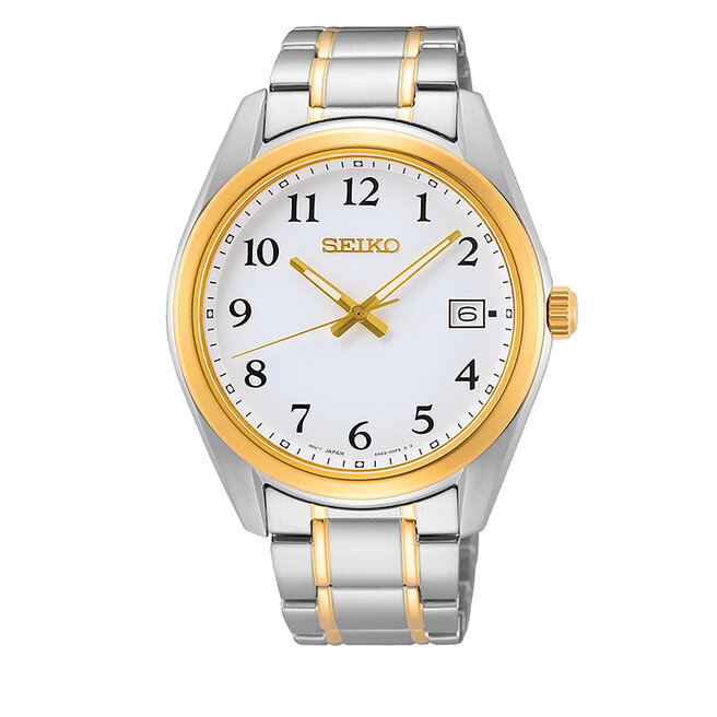 Ρολόι Seiko Classic Quartz SUR460P1 Gold/Silver