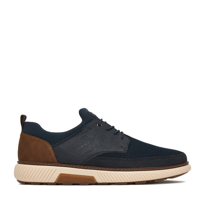 Półbuty Rieker B3354-14 Granatowy - męskie