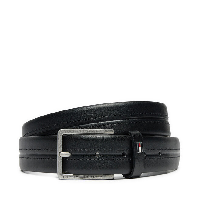 Pasek Męski Tommy Hilfiger Oliver 3.5 Seasonal - Czarny