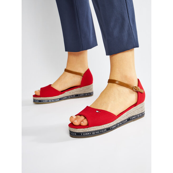 Tommy Hilfiger Rope Wedge Sandal T3A2 