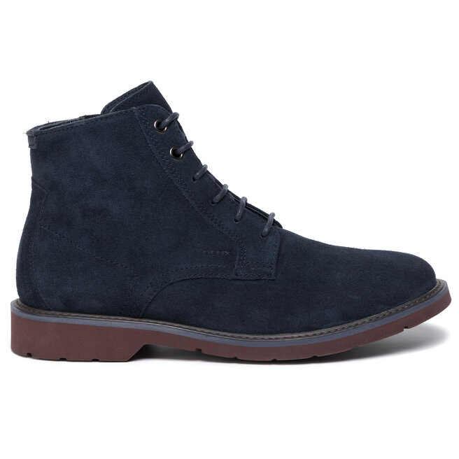 Boots Geox U Garret B U94L9B 00022 C4335 Navy Bordeaux chaussures