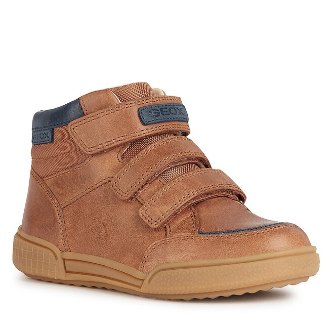 Geox Sneakers Geox J Poseido Boy J16BCB 0CLFU C6N4E S Cognac/Blue