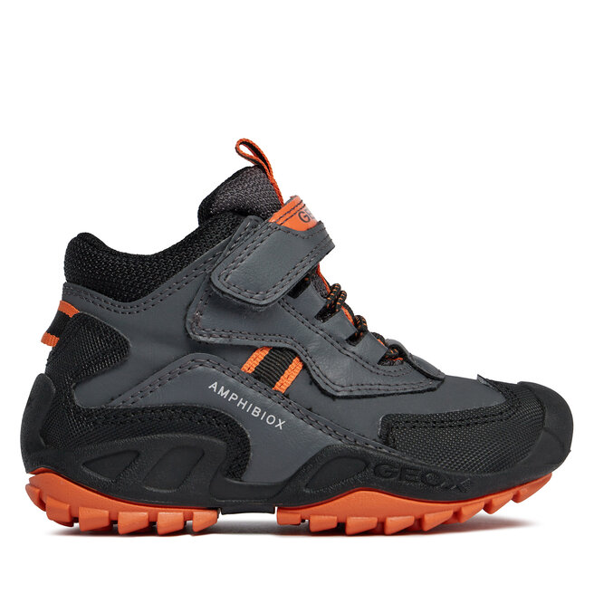 Śniegowce Geox J New Savage Boy B A J261WB 050BU - M Szary