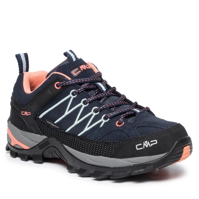 Shoes Low Rigel Trekking B.Blue/Giada/Peach 92AD Wp CMP Trekkingschuhe Wmn 3Q13246