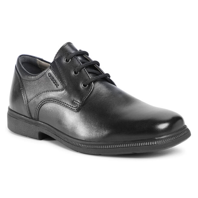 Geox federico laced shoes black sales