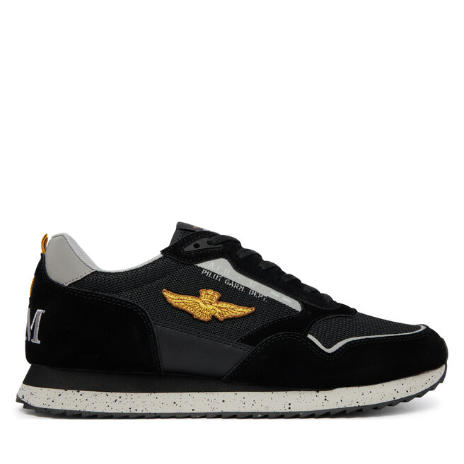 Sneakersy Aeronautica Militare 261SC0288UCT03545 Czarny - męskie