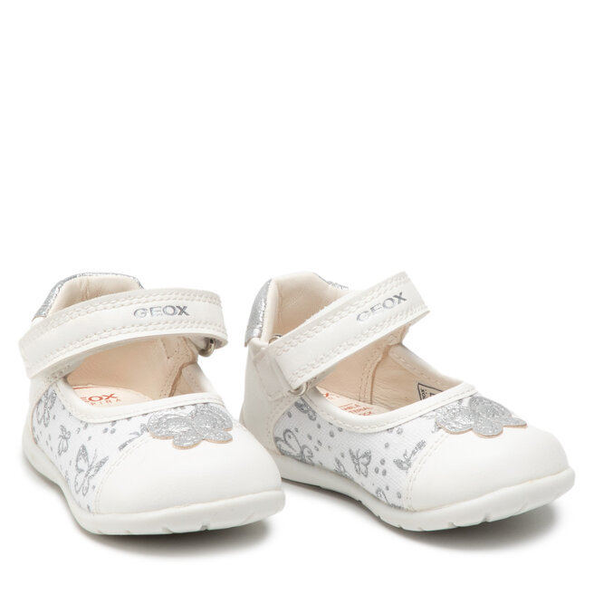 Geox Félcipő Geox B Elthan G. B B251QB 0AW54 C0007 White/Silver