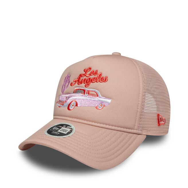 Czapka z daszkiem New Era Western 9FORTY A-Frame - Różowy