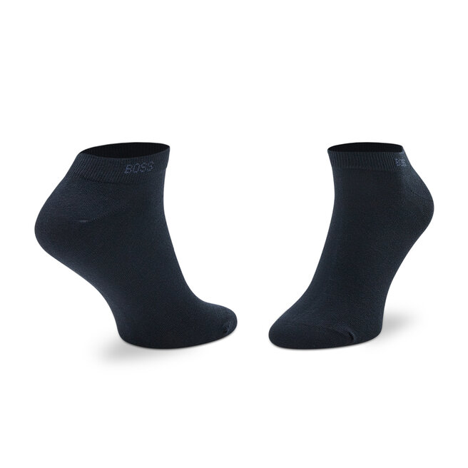 Boss Set de 2 perechi de șosete lungi unisex Boss 2p As Uni Cc Dark Blue 401