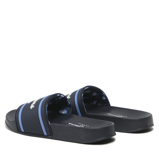Pepe Jeans Papucs Pepe Jeans Slider Logo B PBS70054 Navy 595