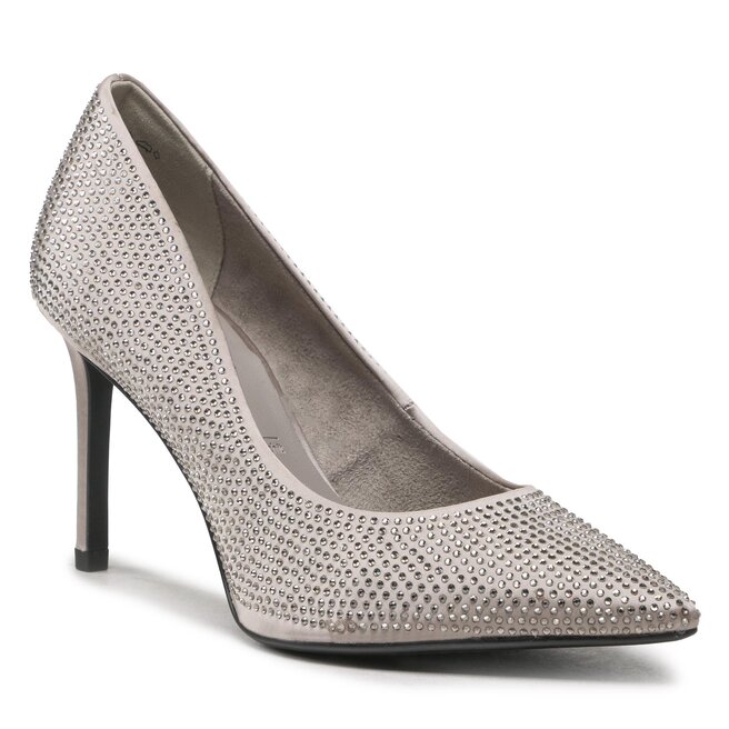 Pantofi cu toc subțire Tamaris 1-22433-39 Grey Glam 290
