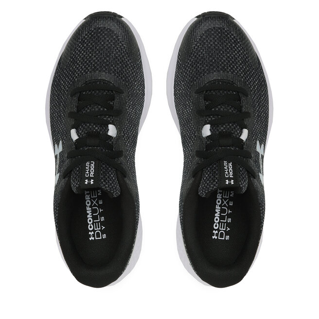 Pantofi Under Armour Ua W Charged Rogue 3 Knit 3026147-001 Blk/Wht ...