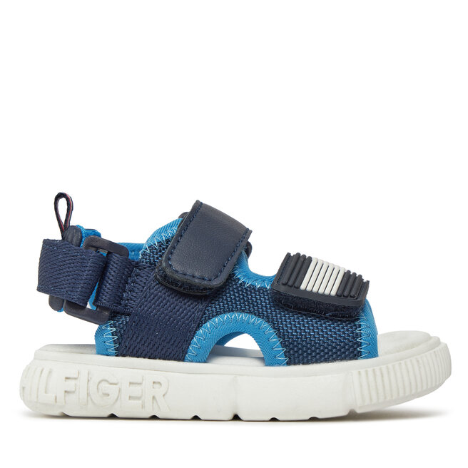 Sandały Tommy Hilfiger Velcro Sandal - M Granatowy