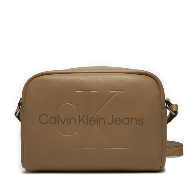 Torebka Calvin Klein Jeans Sculpted Camera Bag18 Mono - Brązowy