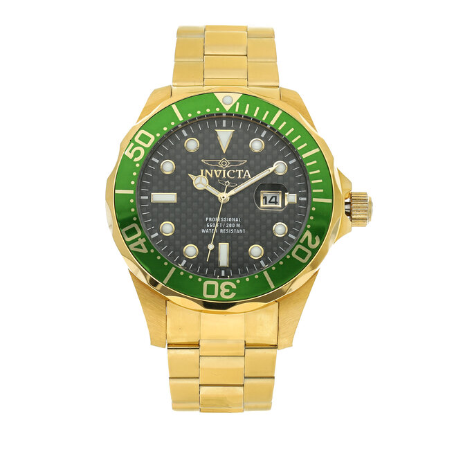Invicta Watch Ρολόι Invicta Watch Pro Diver 14358 Gold/Green