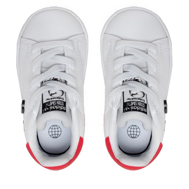 adidas Boty adidas Stan Smith El I HQ1899 Ftwwht/Cblack/Vivred