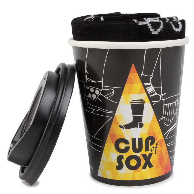 Cup of Sox Κάλτσες Ψηλές Unisex Cup of Sox Czytaj Z Nóg B Μαύρο