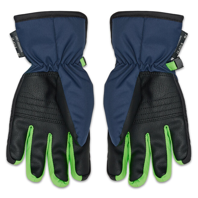 Reusch Ръкавици за ски Reusch Duke 6261212 Black/Dress Blue/Neon Green 7712